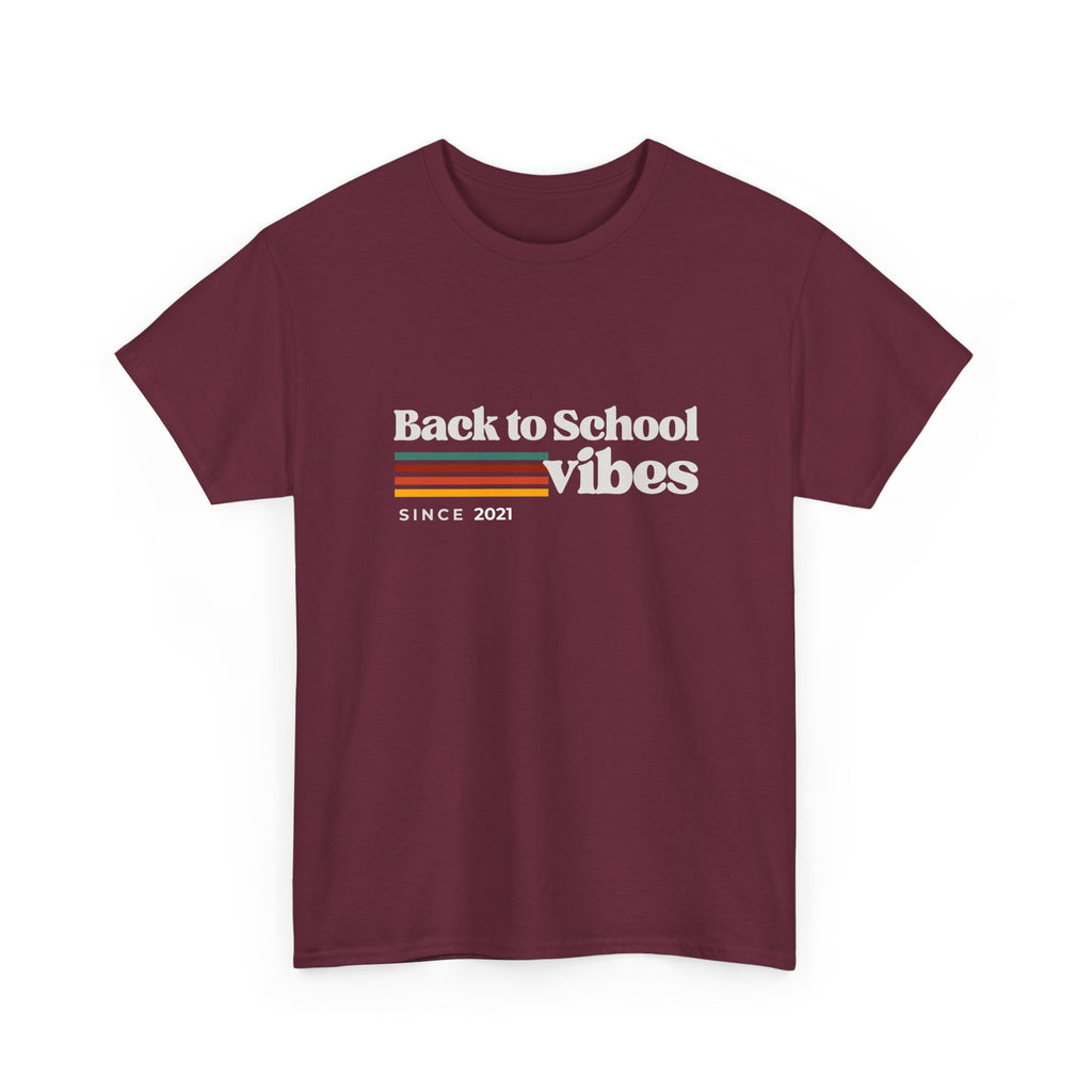Back to School Vibes Tee | Retro Stripes Since 2021