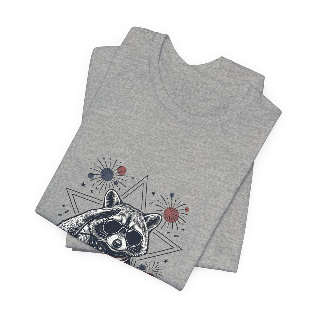 Feral & Free Raccoon Tee | Indie Humor, Mental Exhaustion Trend