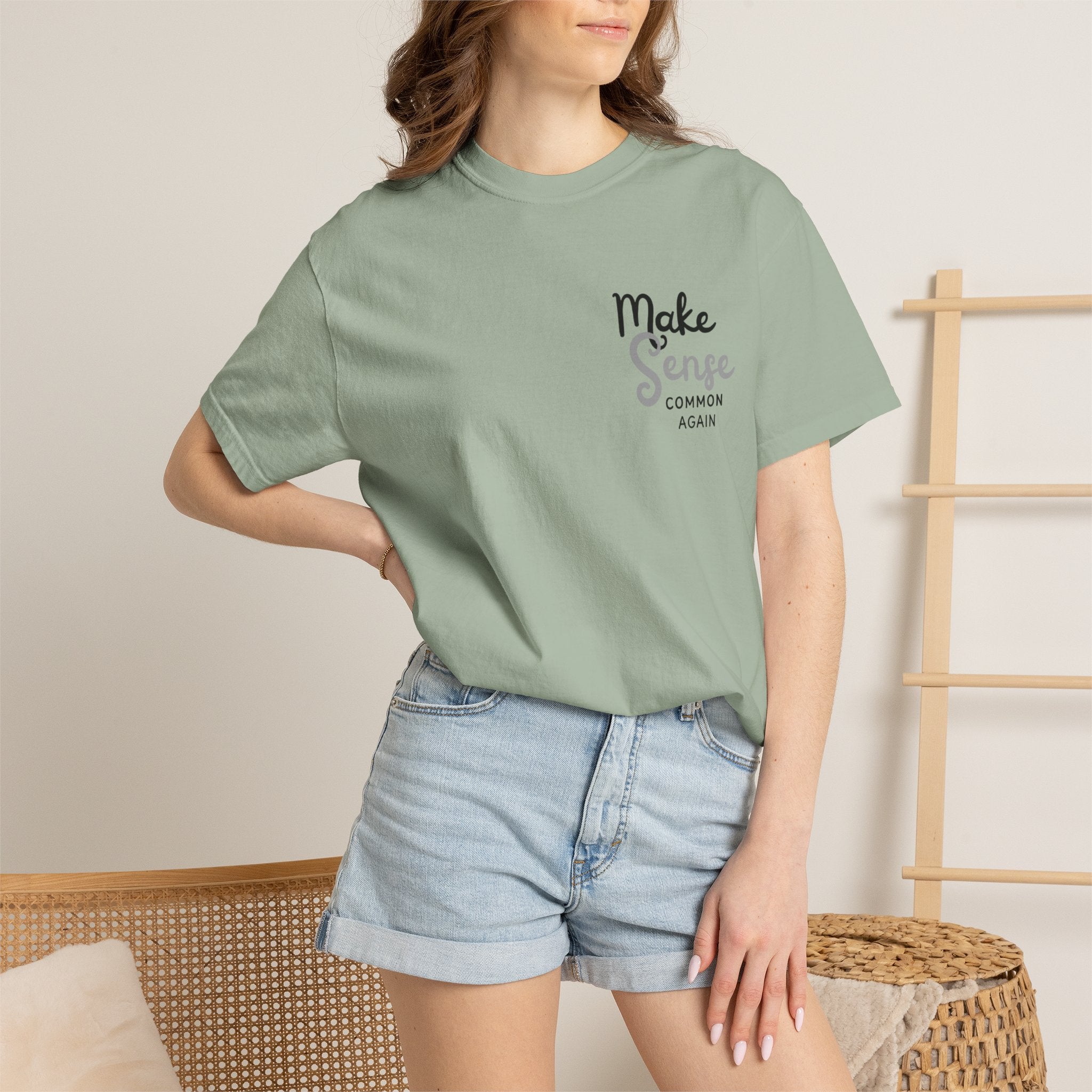 Make Sense Common Again T-shirt | Minimal