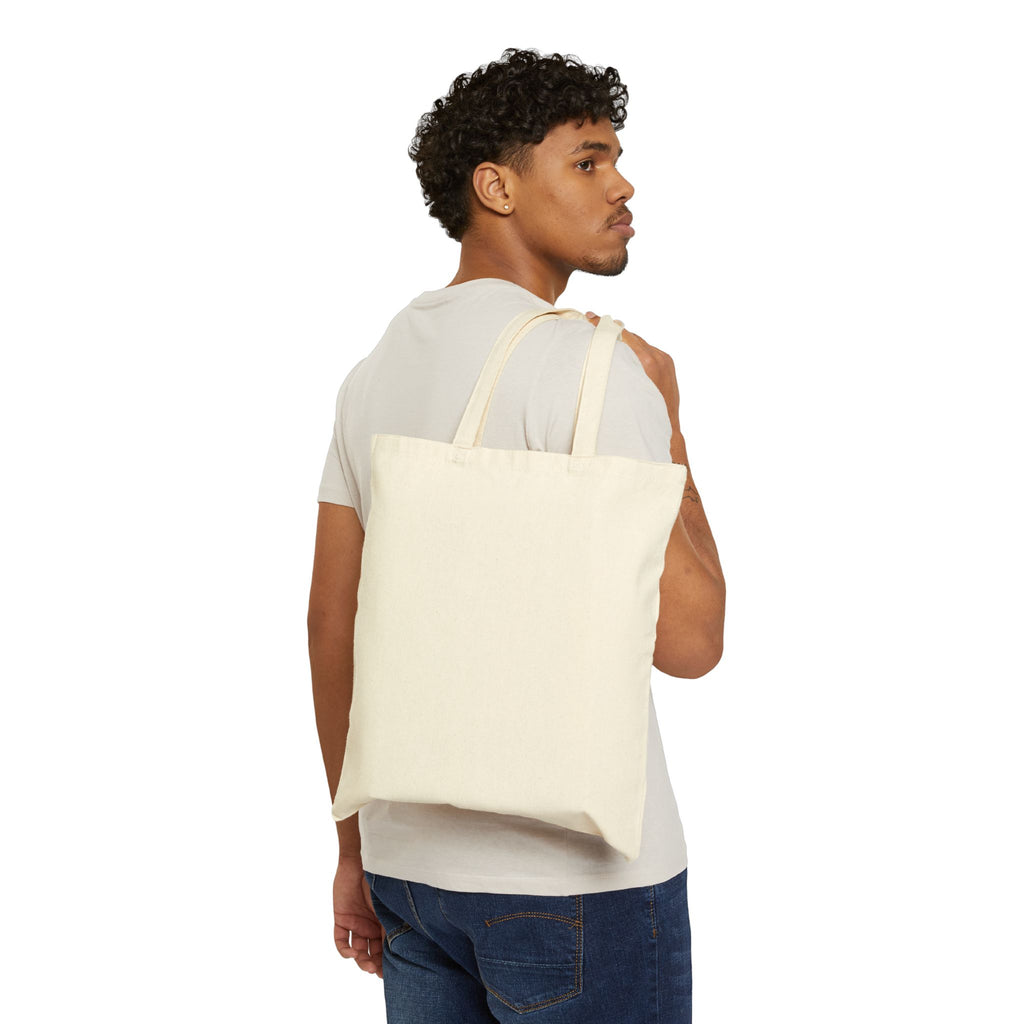 Resilience & Grace tote bag | floral script canvas tote