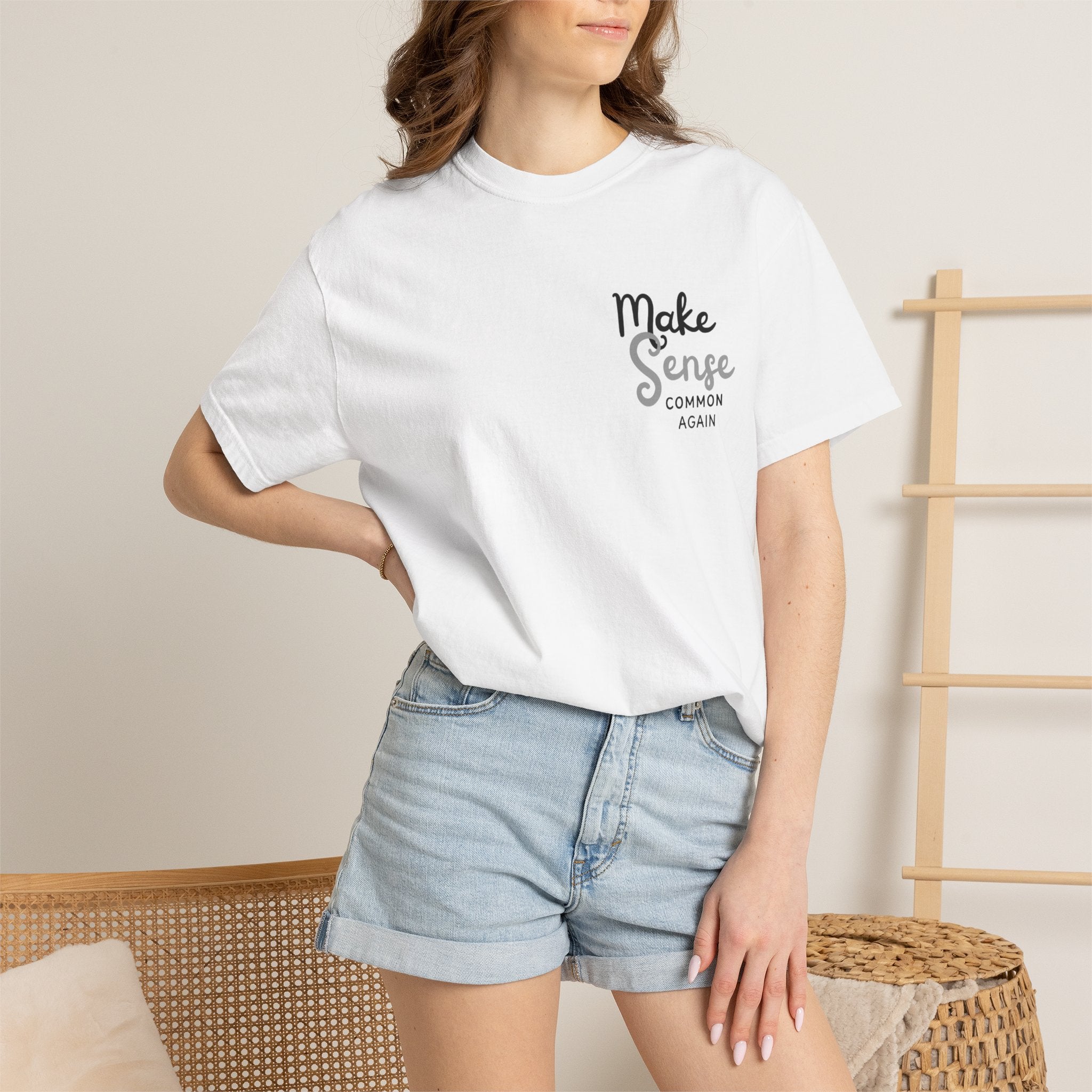 Make Sense Common Again T-shirt | Minimal