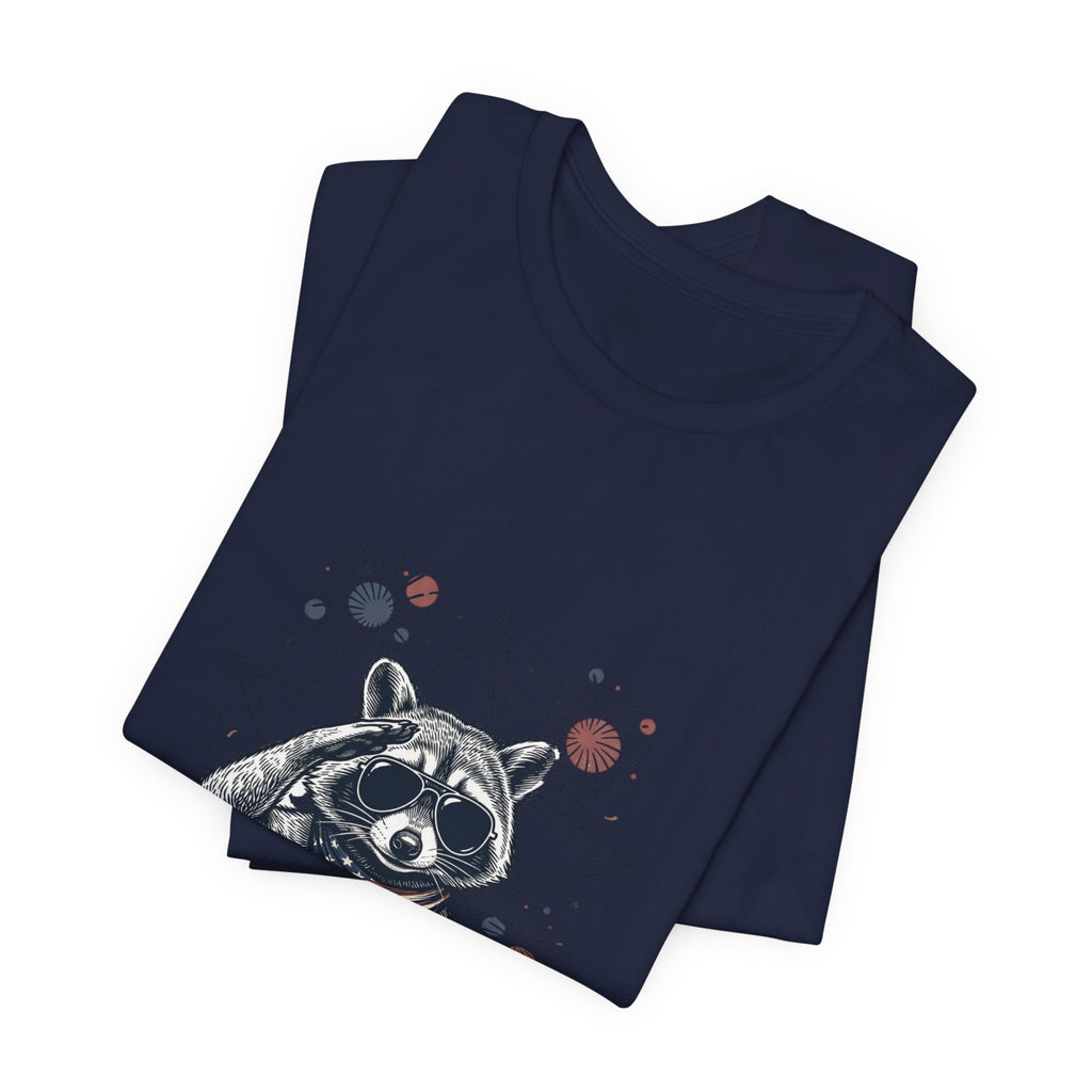 Feral & Free Raccoon Tee | Indie Humor, Mental Exhaustion Trend