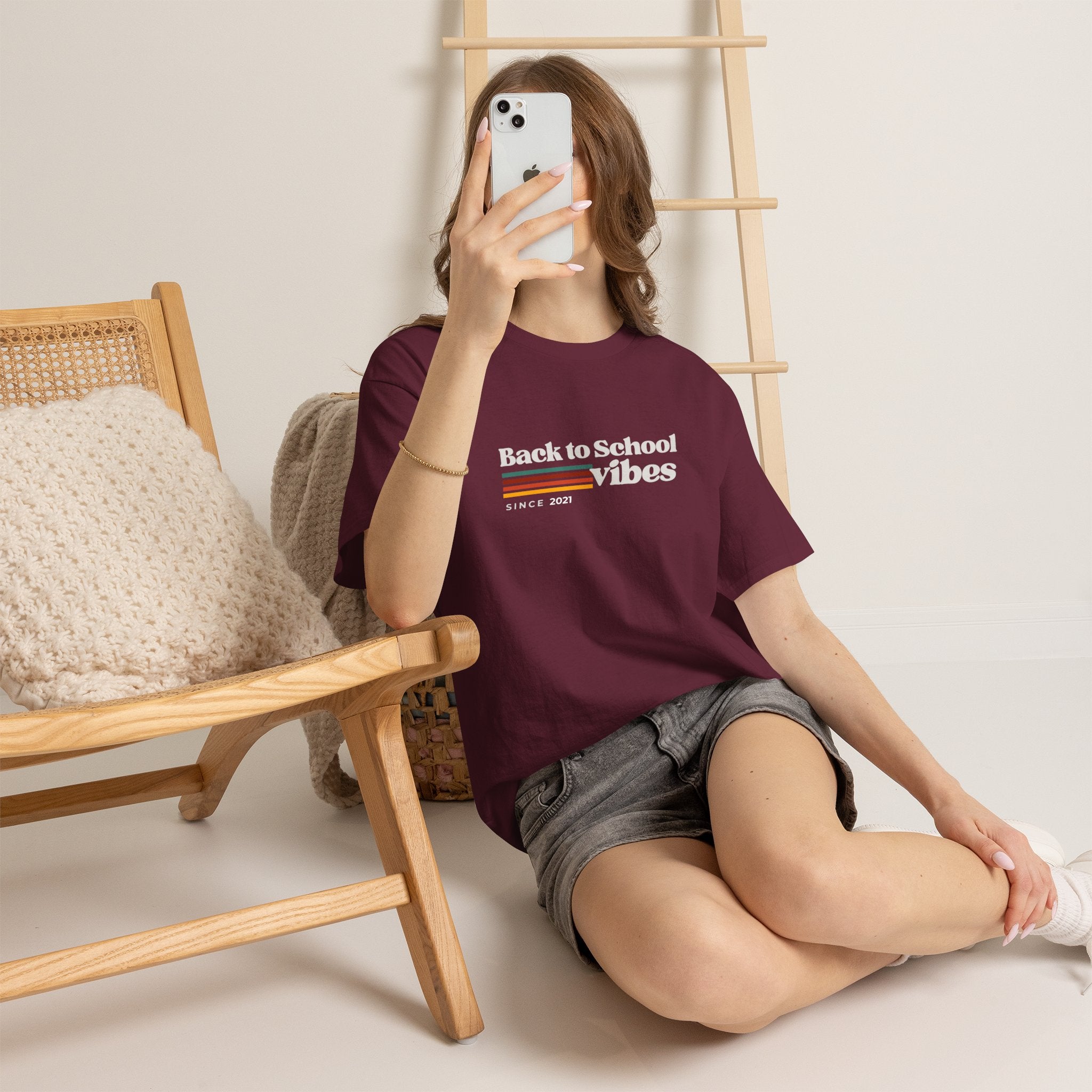 Back to School Vibes Tee | Retro Stripes Since 2021