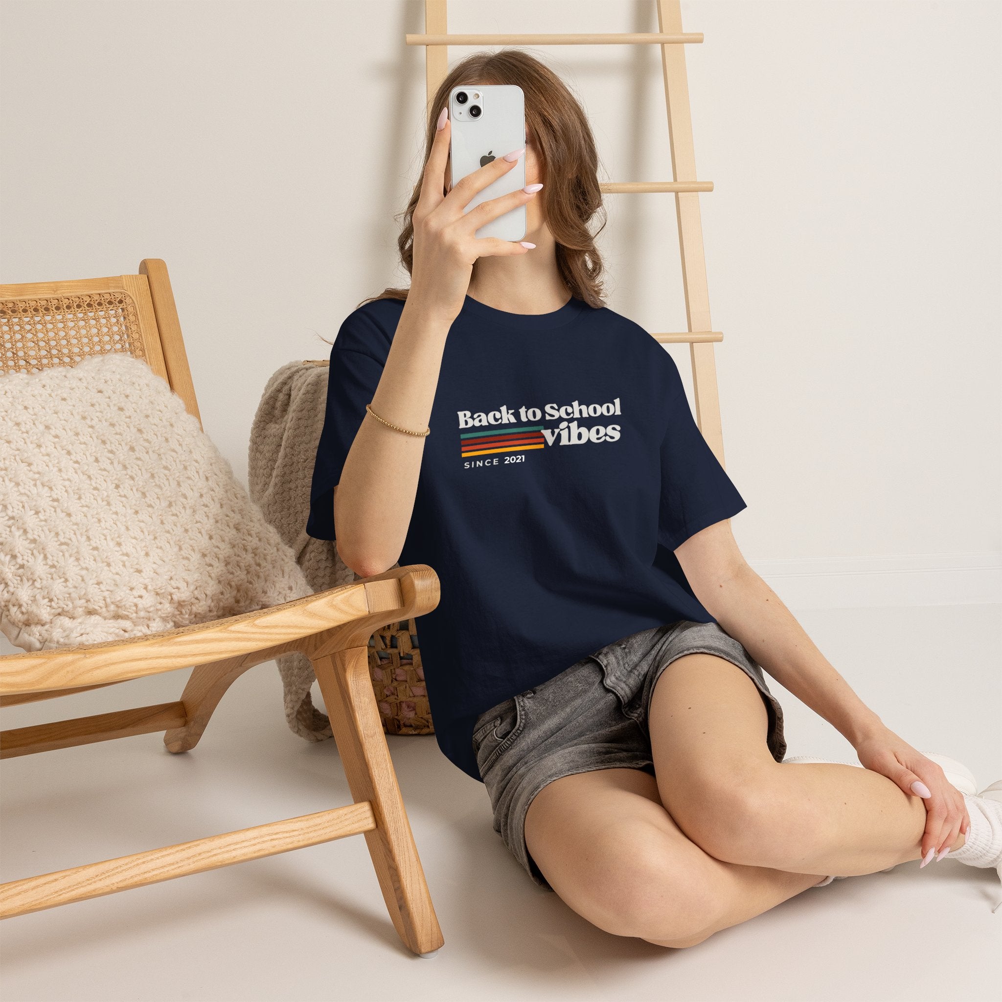 Back to School Vibes Tee | Retro Stripes Since 2021