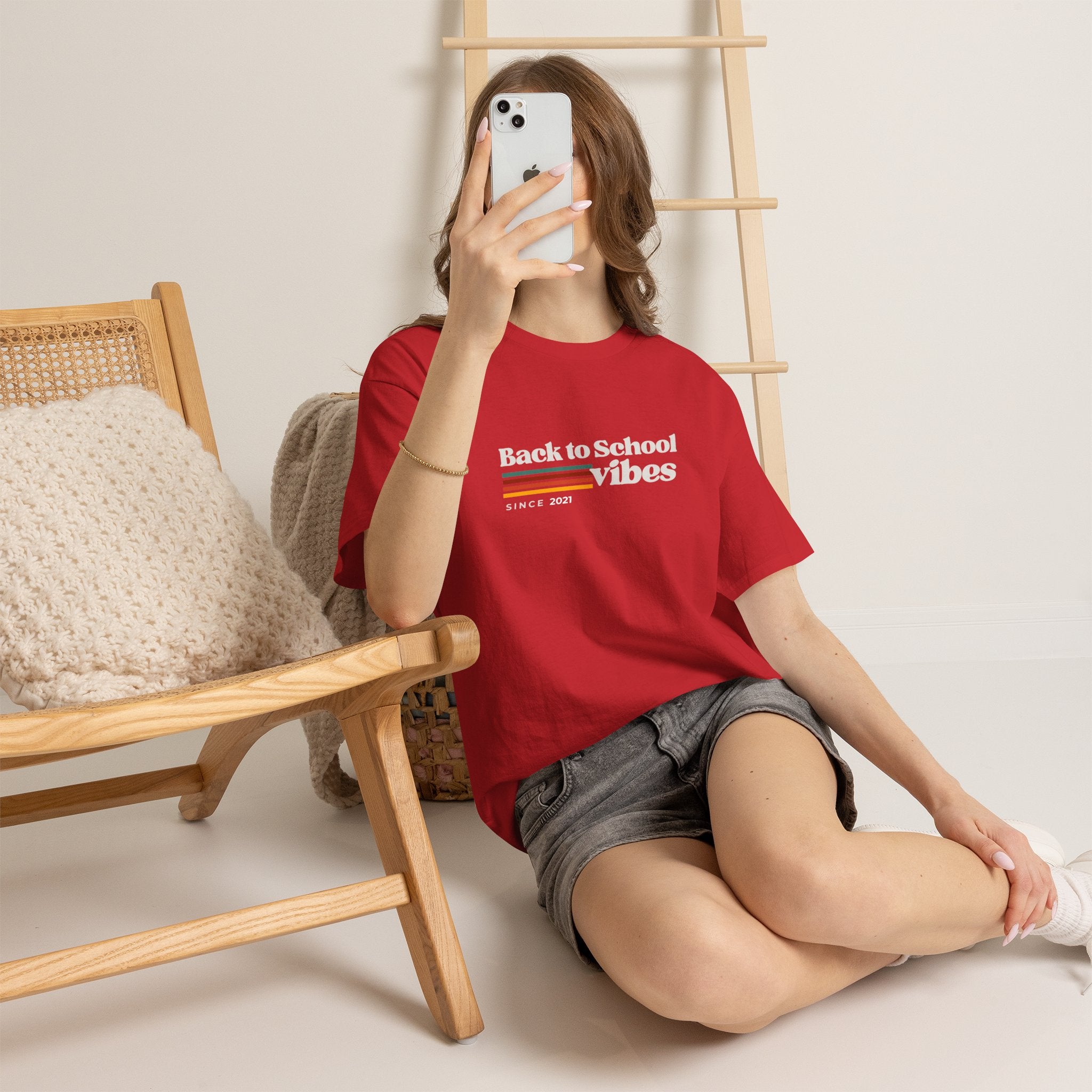 Back to School Vibes Tee | Retro Stripes Since 2021