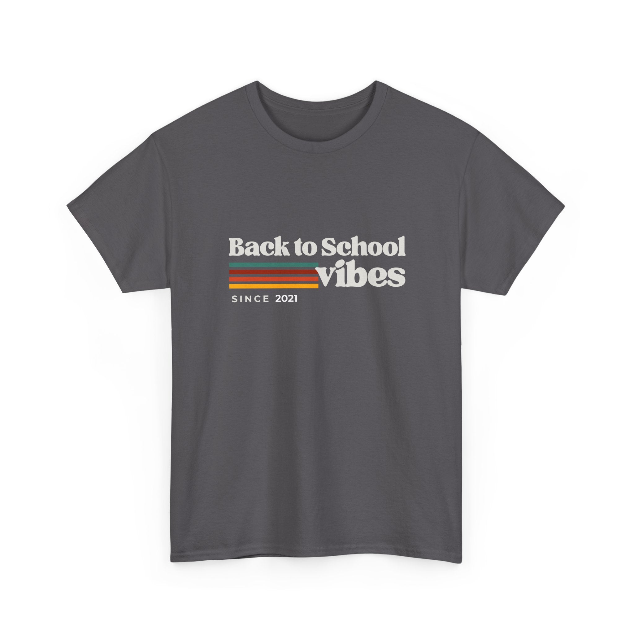 Back to School Vibes Tee | Retro Stripes Since 2021