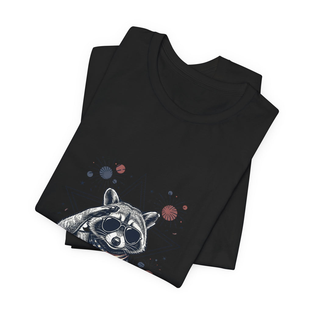 Feral & Free Raccoon Tee | Indie Humor, Mental Exhaustion Trend