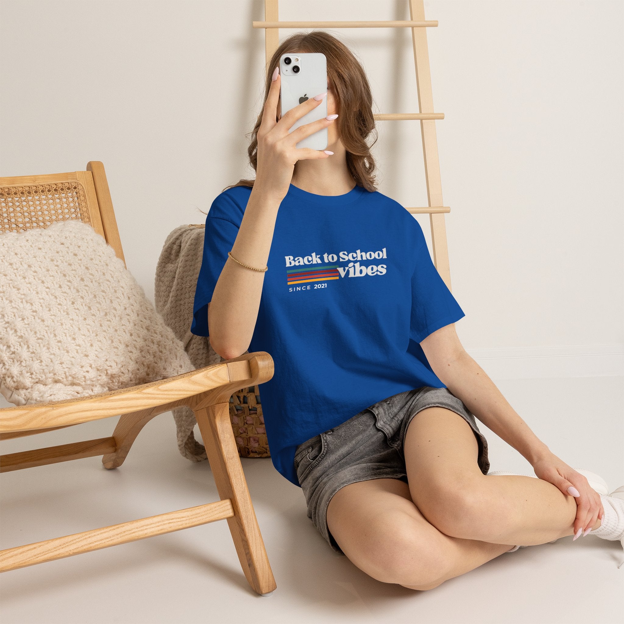 Back to School Vibes Tee | Retro Stripes Since 2021