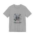 Feral & Free Raccoon Tee | Indie Humor, Mental Exhaustion Trend