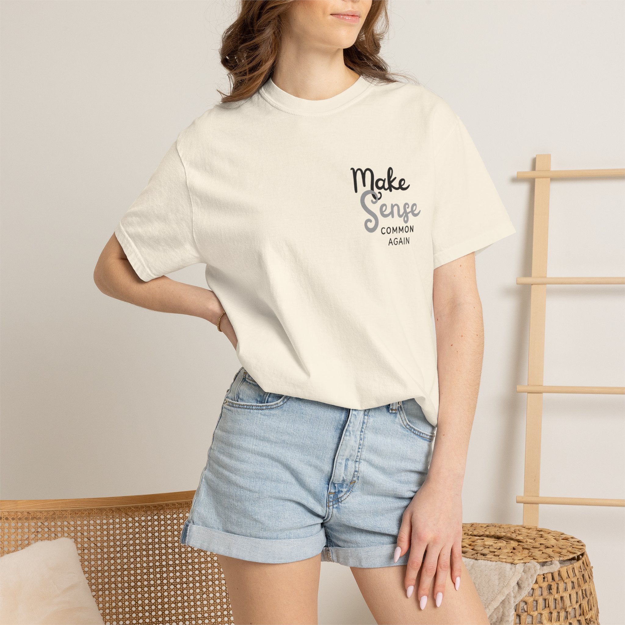 Make Sense Common Again T-shirt | Minimal