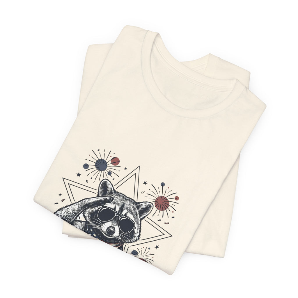 Feral & Free Raccoon Tee | Indie Humor, Mental Exhaustion Trend
