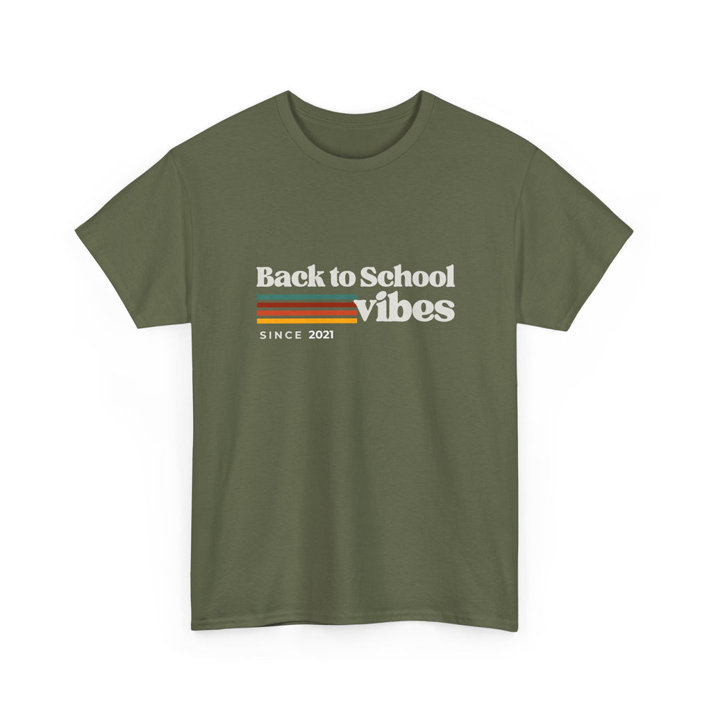 Back to School Vibes Tee | Retro Stripes Since 2021