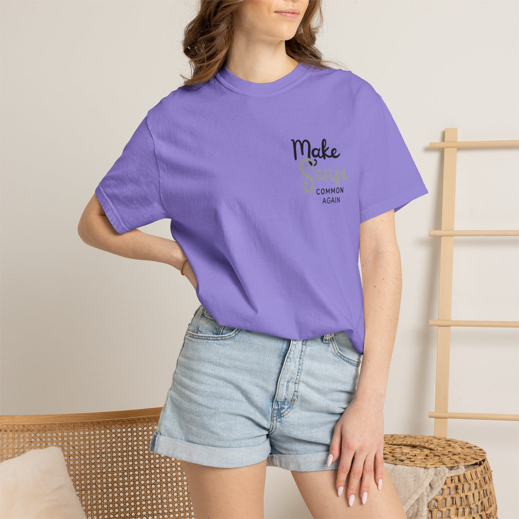 Make Sense Common Again T-shirt | Minimal