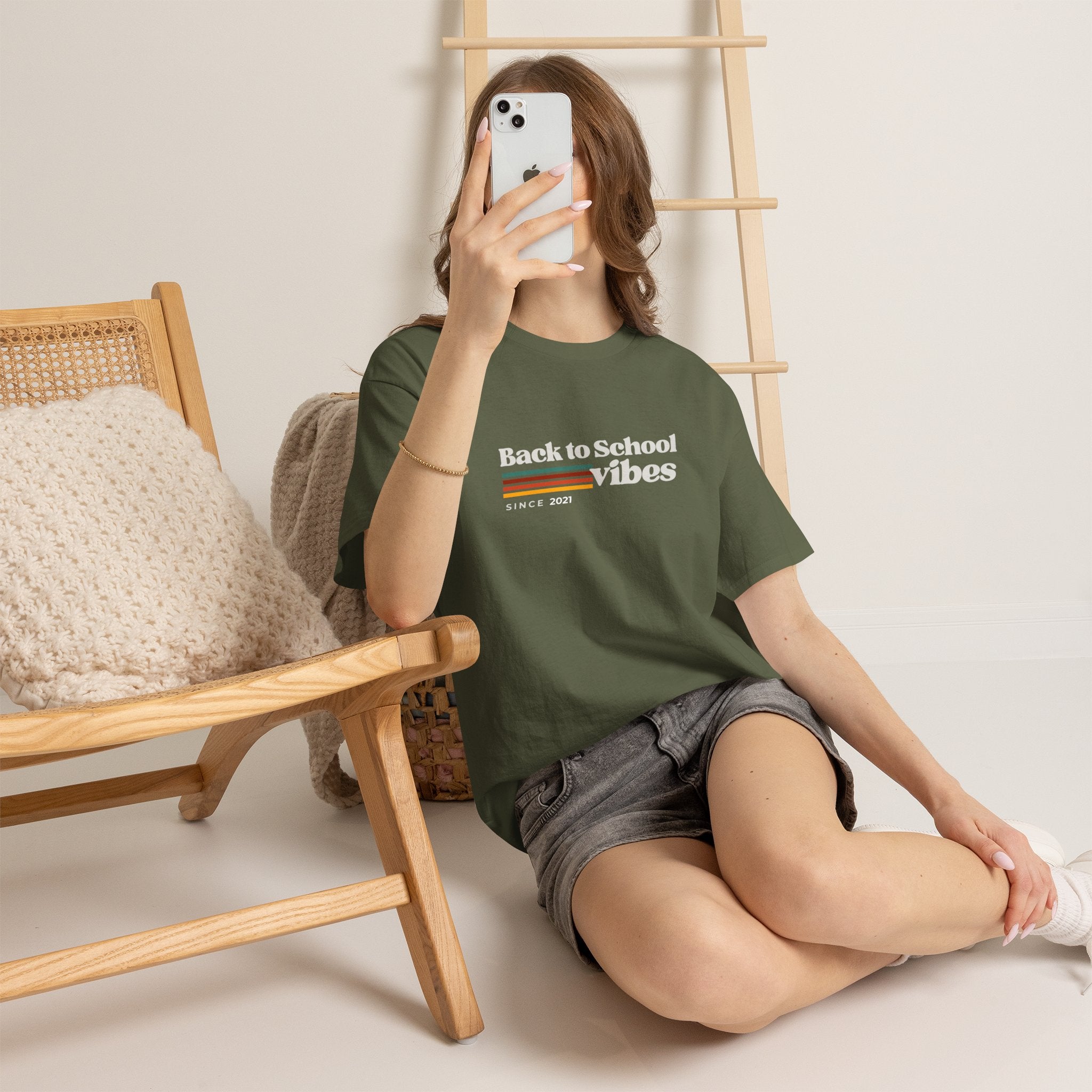 Back to School Vibes Tee | Retro Stripes Since 2021
