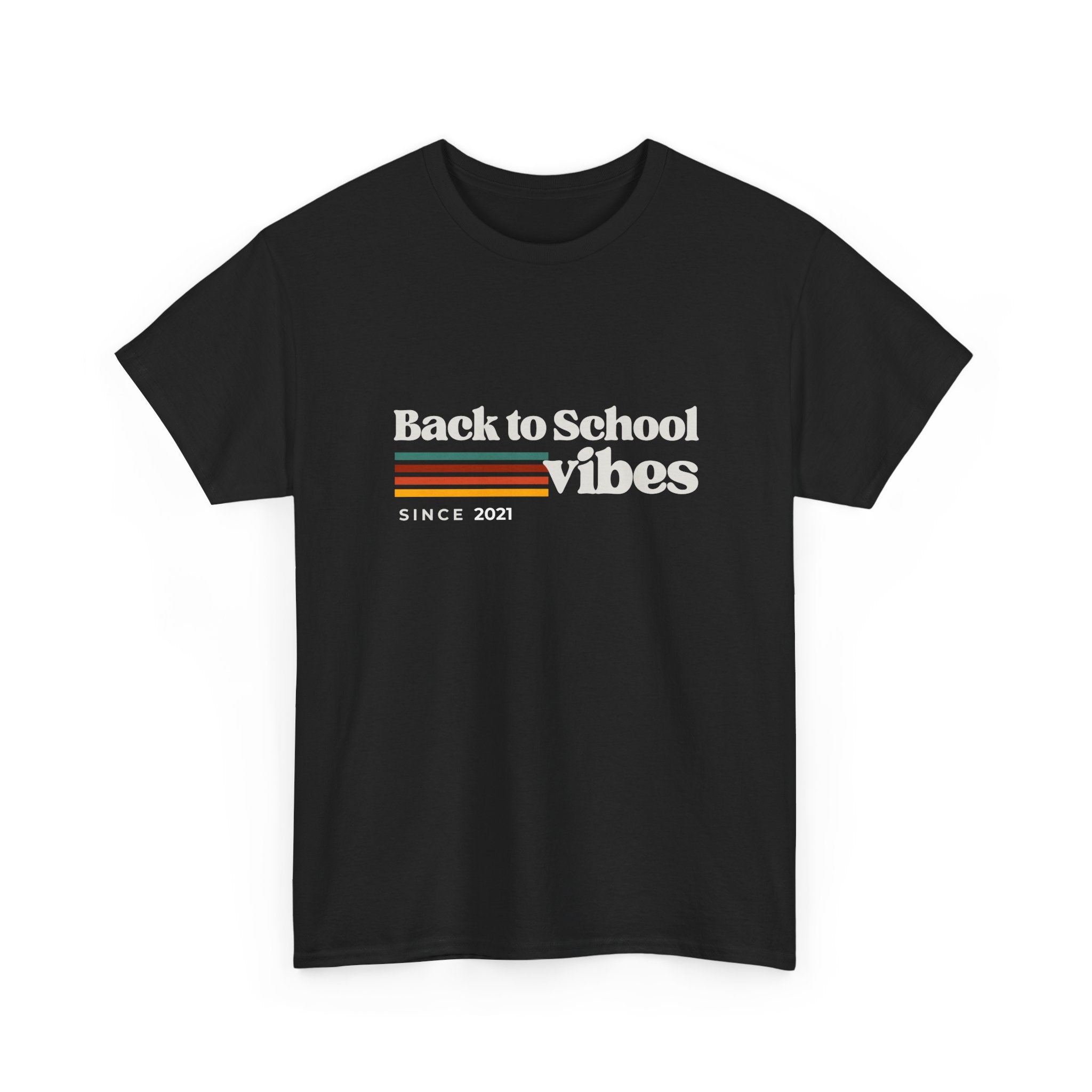 Back to School Vibes Tee | Retro Stripes Since 2021